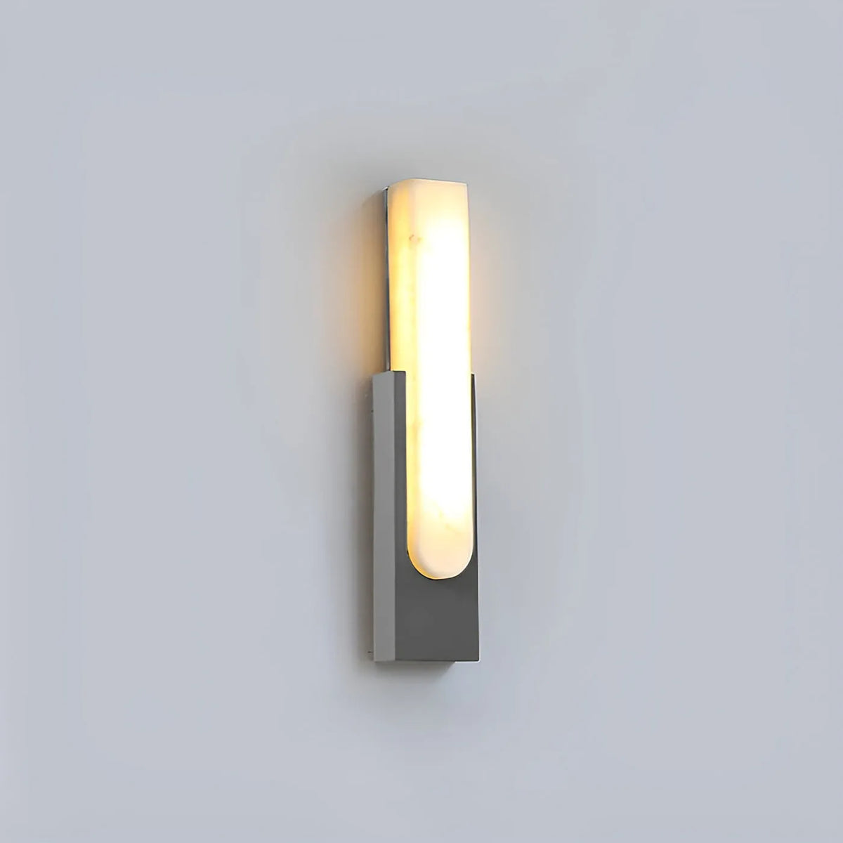 Avalia Modern Artificial Alabaster LED Wall Light