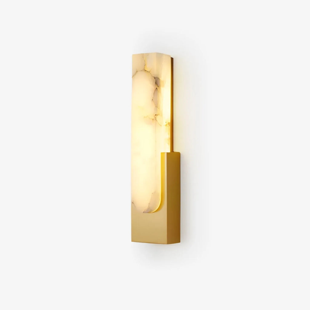 Avalia Modern Artificial Alabaster LED Wall Light