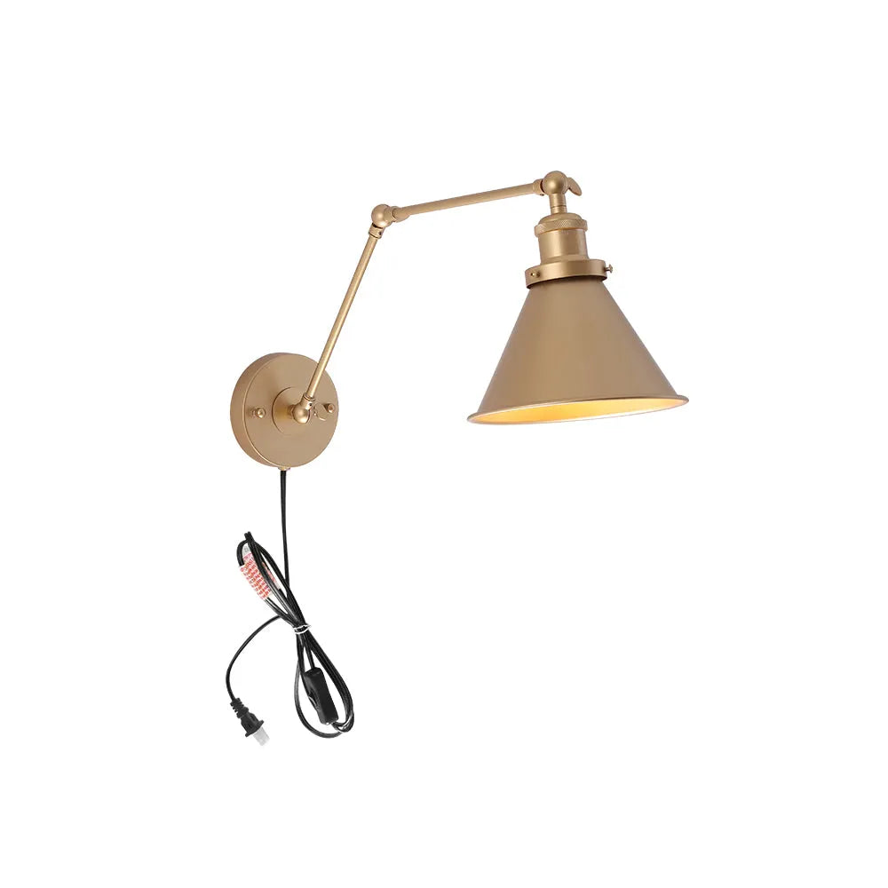 Kaleo Mid-Century Adjustable Swing Arm Wall Light