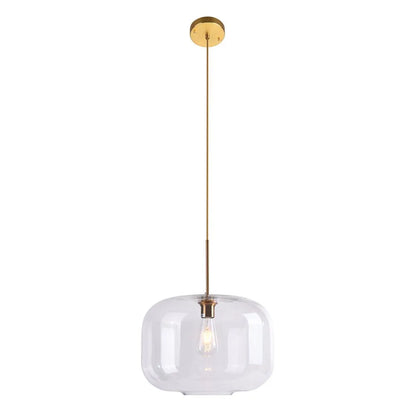 Modern Clear Glass Cluster Pendant Ceiling Light