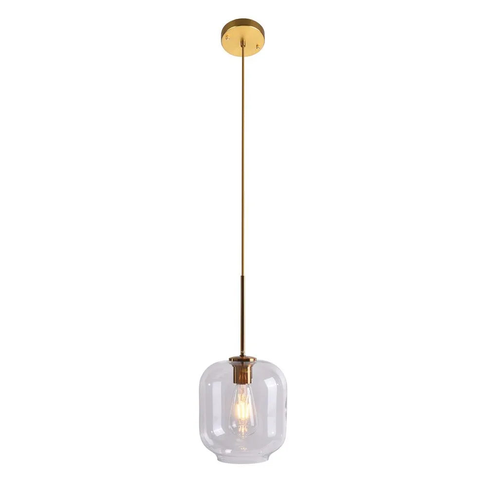Henrik Modern Clear Glass Cluster Pendant Light