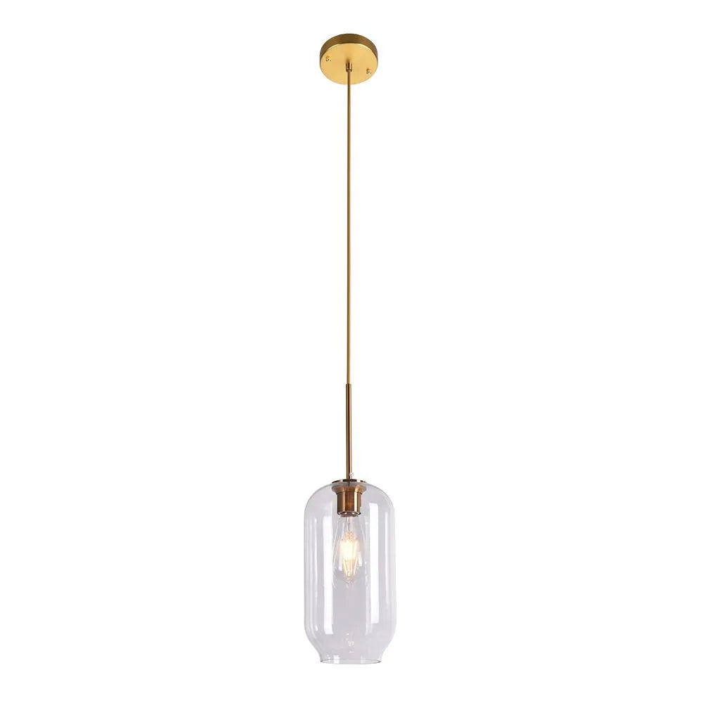 Henrik Modern Clear Glass Cluster Pendant Light