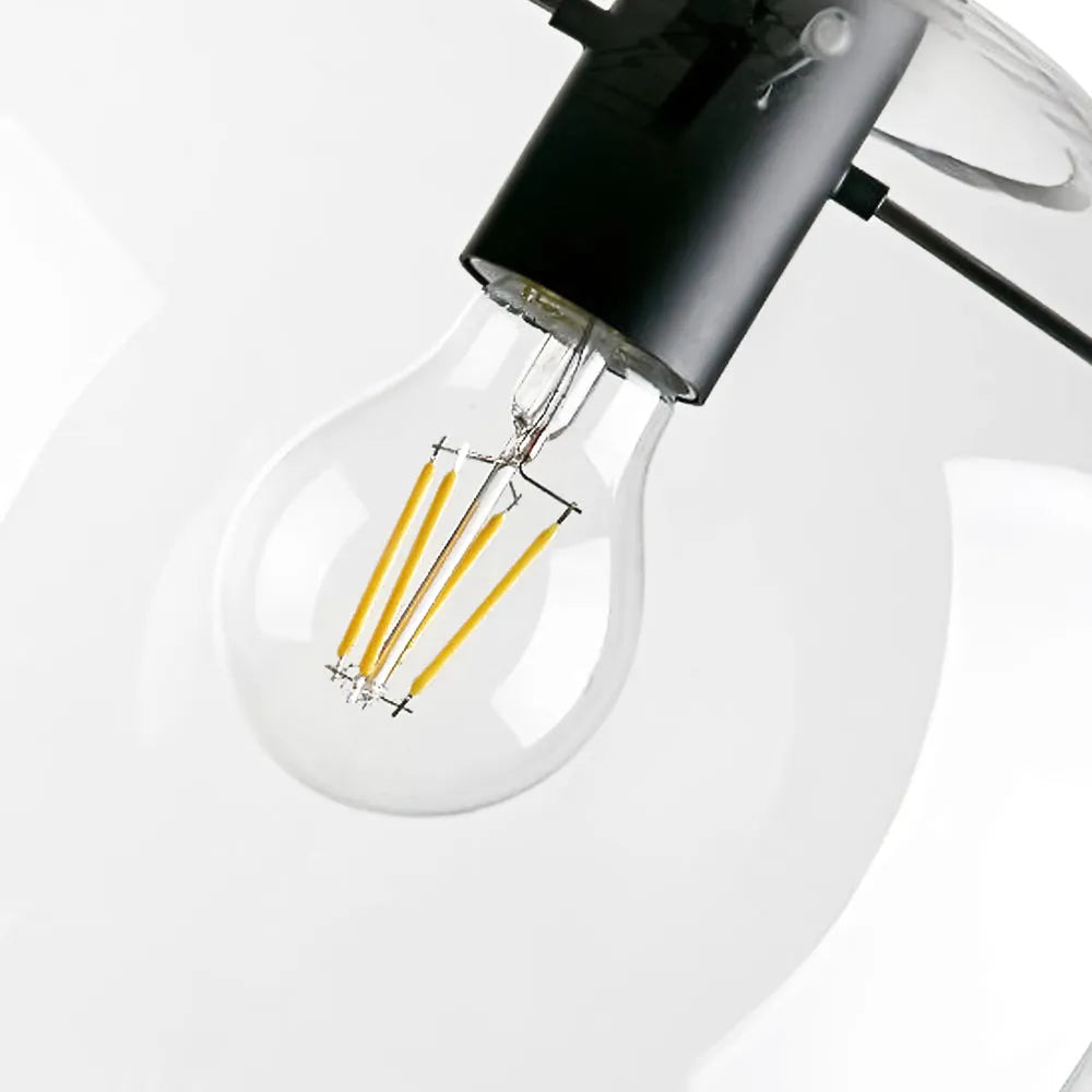 Tirza Modern Clear Glass Globe Pendant Light