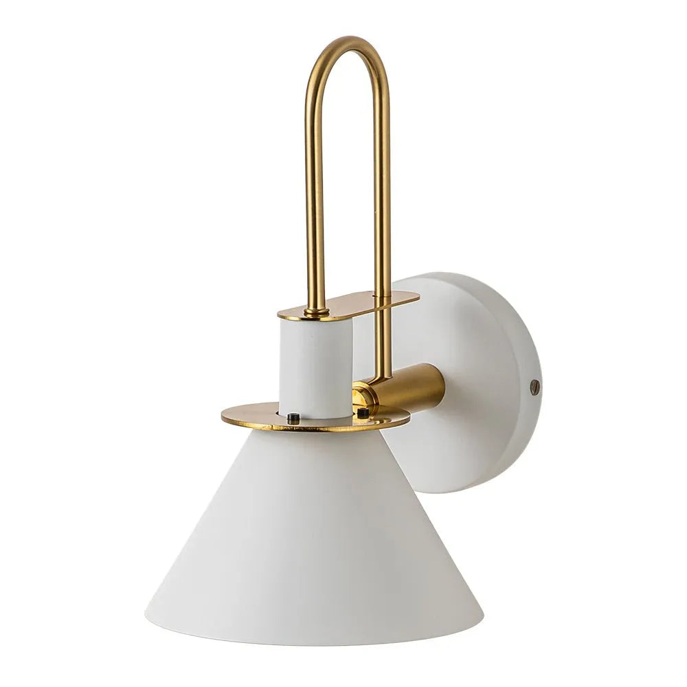 Marlow Modern Metal Cone Wall Light