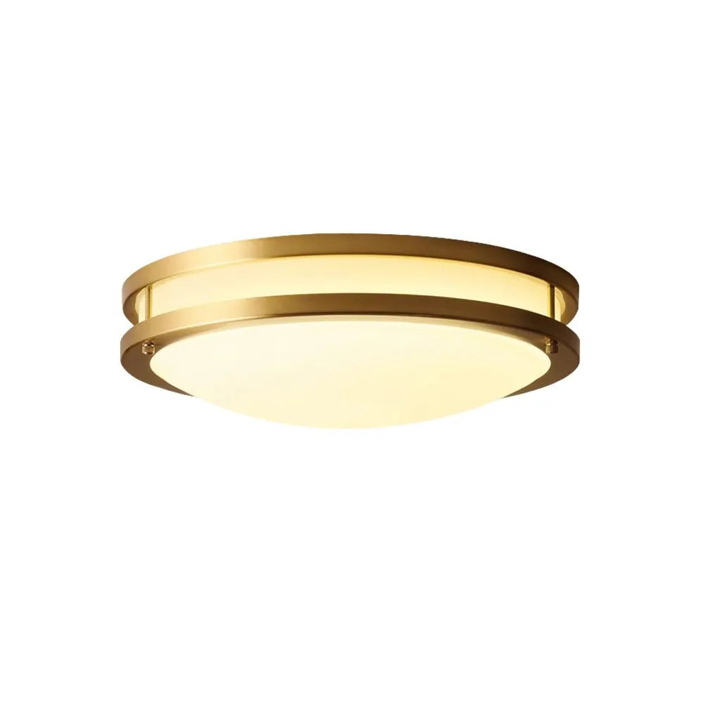 Nessa Modern Dimmable Glass Bowl LED Flush Mount Ceiling Light