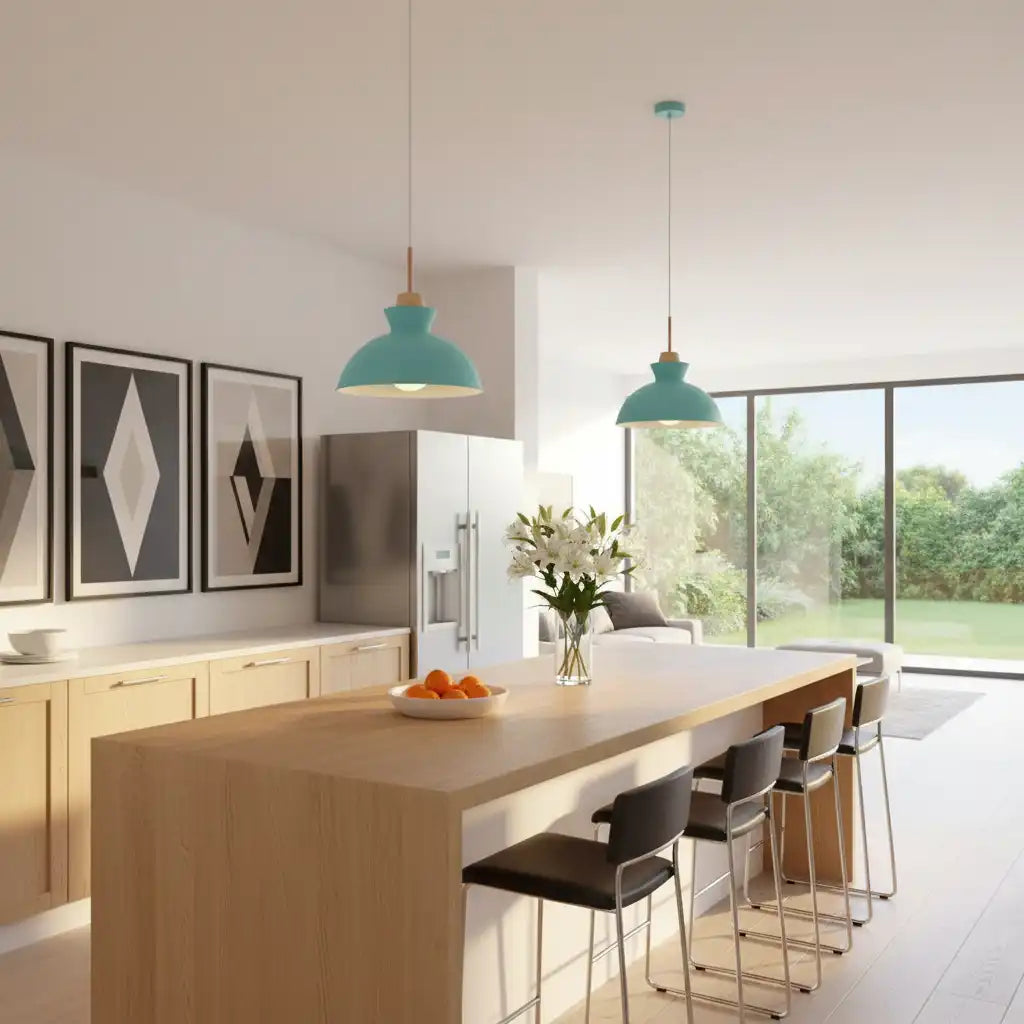 Kestrel Modern Metal Dome Pendant Light