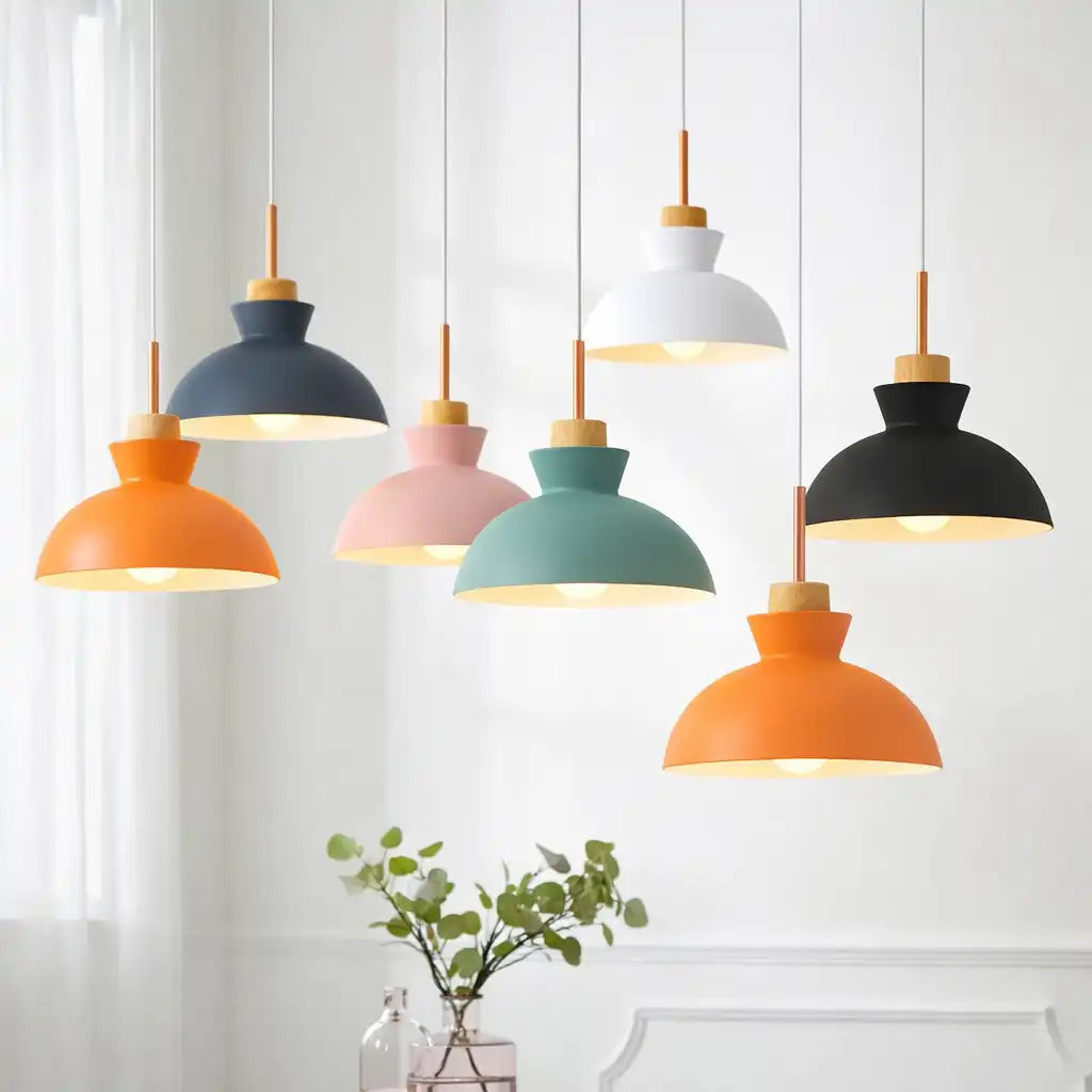 Kestrel Modern Metal Dome Pendant Light
