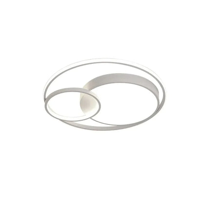 Modern Double Ring LED Flush Mount Ceiling Light