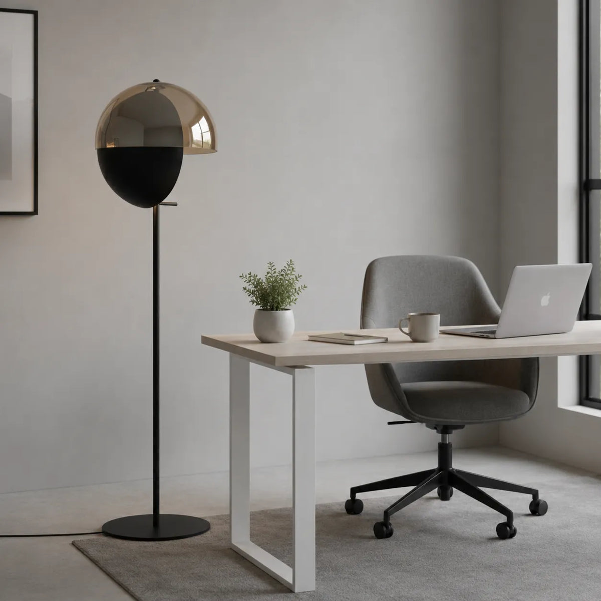 Avaette Modern Clear Glass Floor Lamp