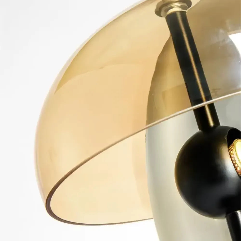 Avaette Modern Clear Glass Floor Lamp