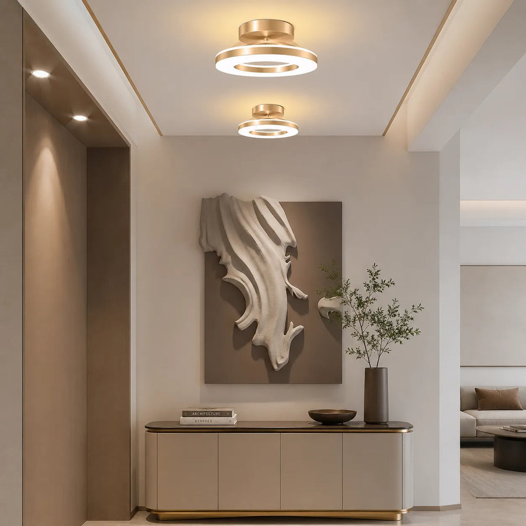 Viggo Modern Round Iron LED Ceiling Light