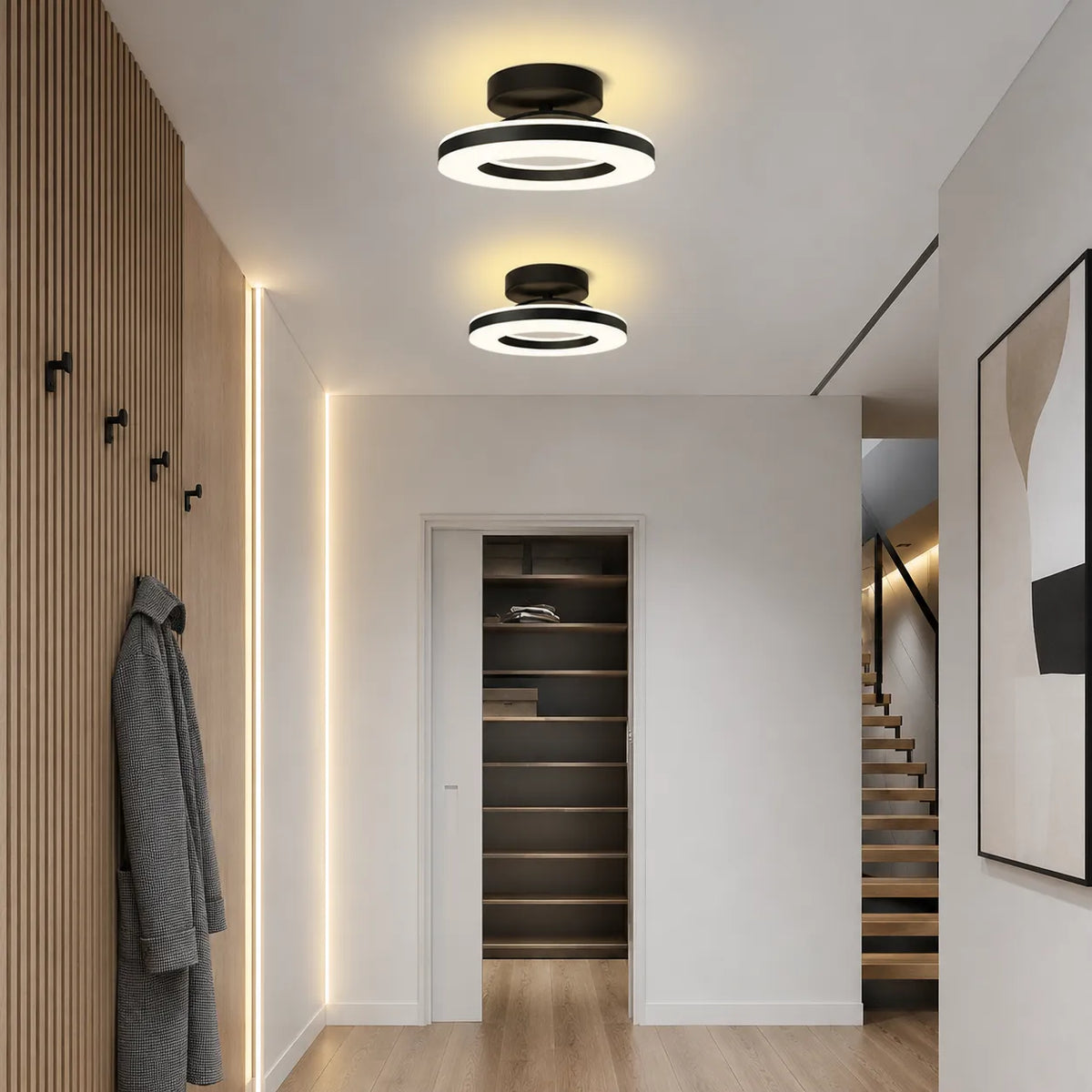 Viggo Modern Round Iron LED Ceiling Light