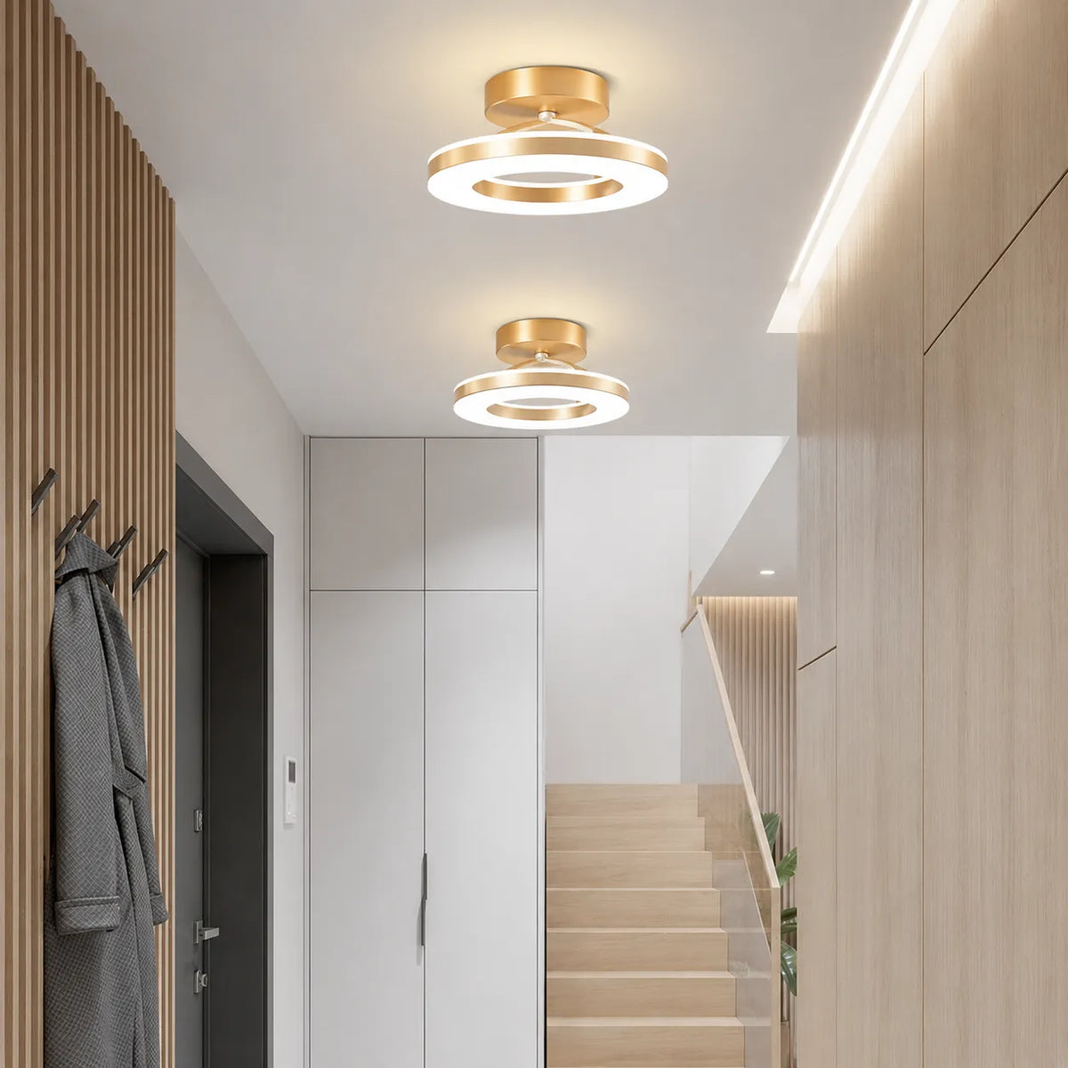 Viggo Modern Round Iron LED Ceiling Light