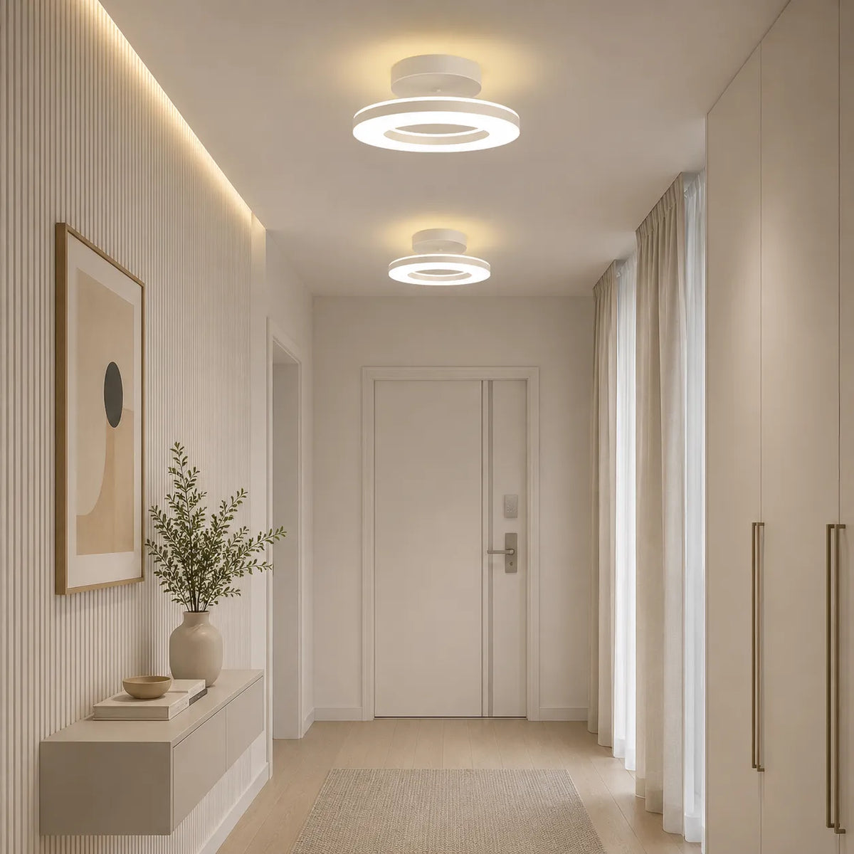 Viggo Modern Round Iron LED Ceiling Light