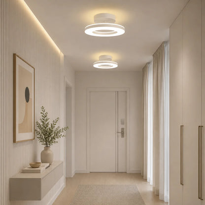 Modern Gold Iron LED Flush Mount Ceiling Light
