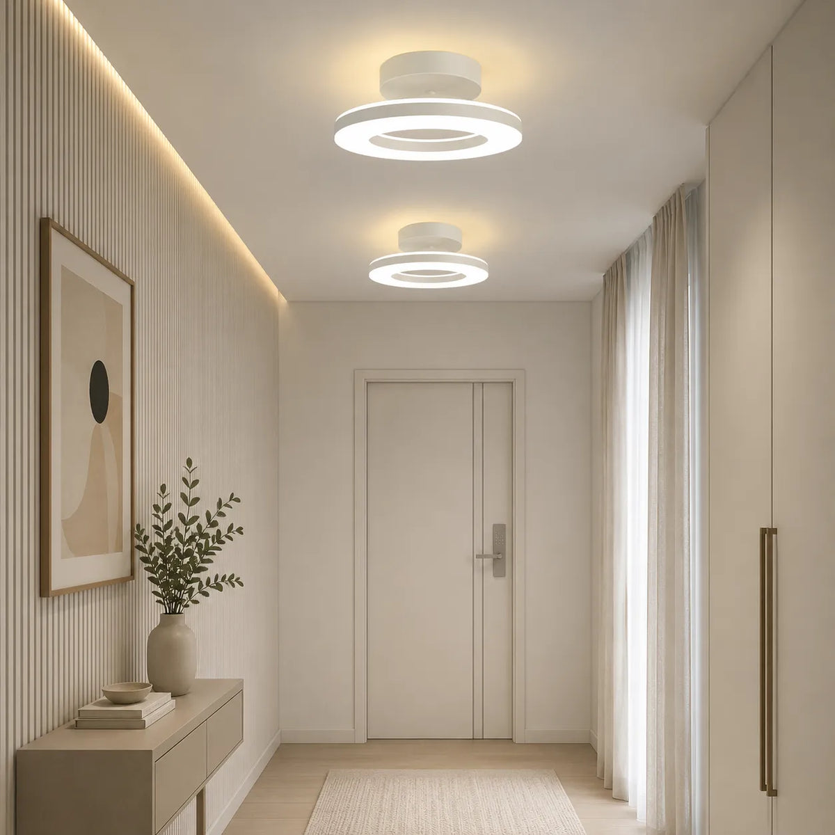 Viggo Modern Round Iron LED Ceiling Light