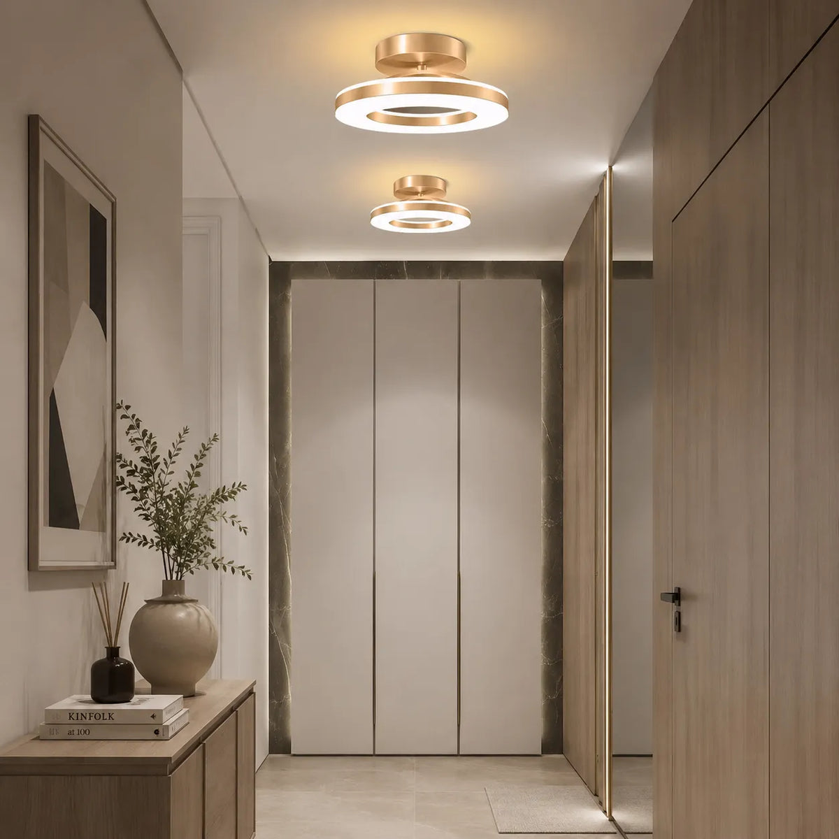 Viggo Modern Round Iron LED Ceiling Light