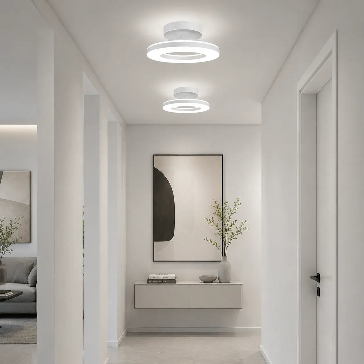 Viggo Modern Round Iron LED Ceiling Light
