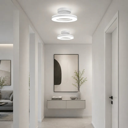 Modern Gold Iron LED Flush Mount Ceiling Light