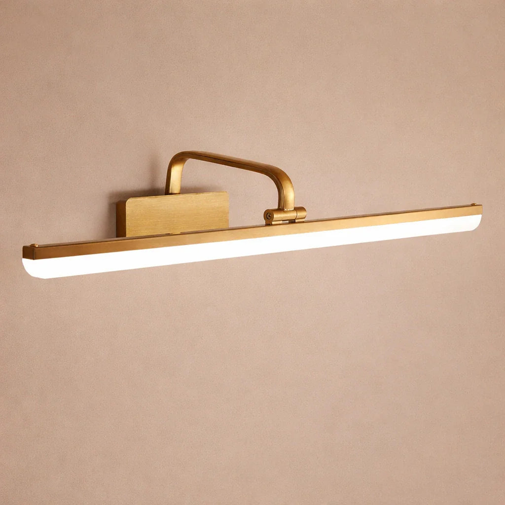 Daphne Modern Gold Adjustable LED Bathroom Vanity Light