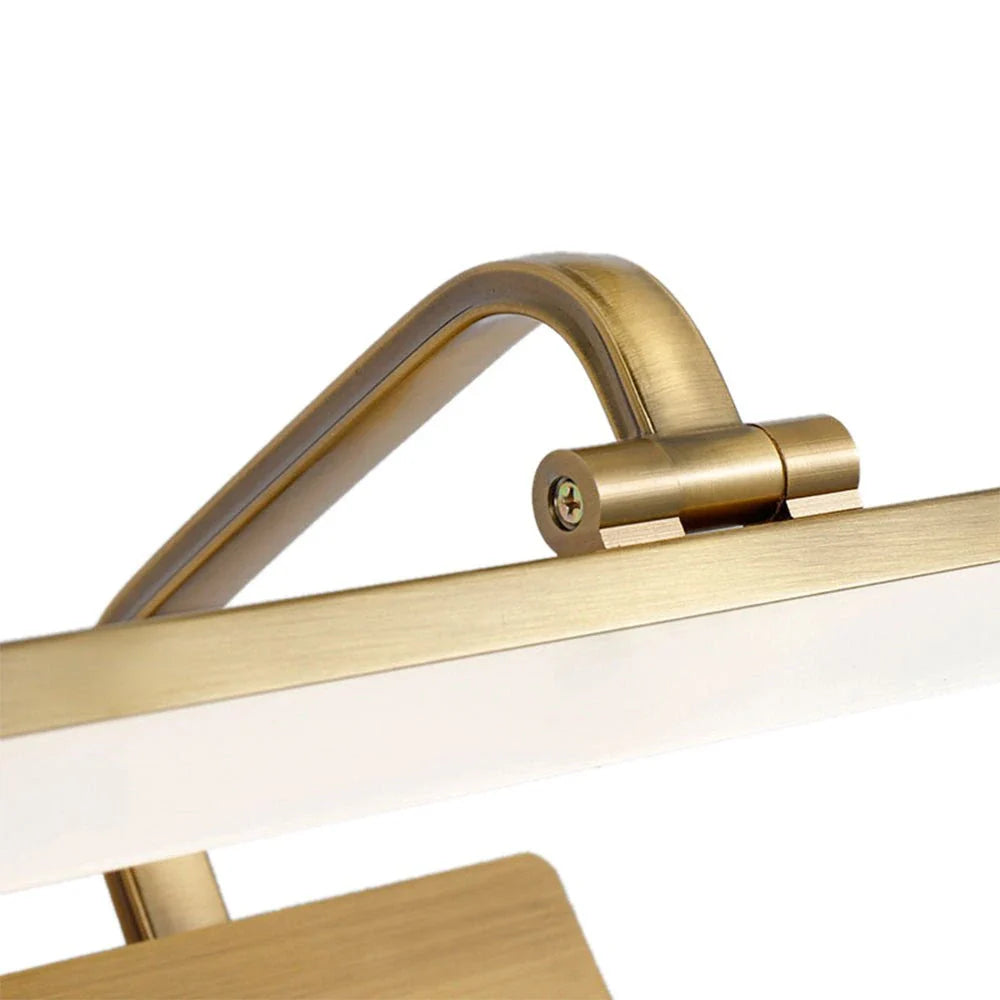 Daphne Modern Gold Adjustable LED Bathroom Vanity Light