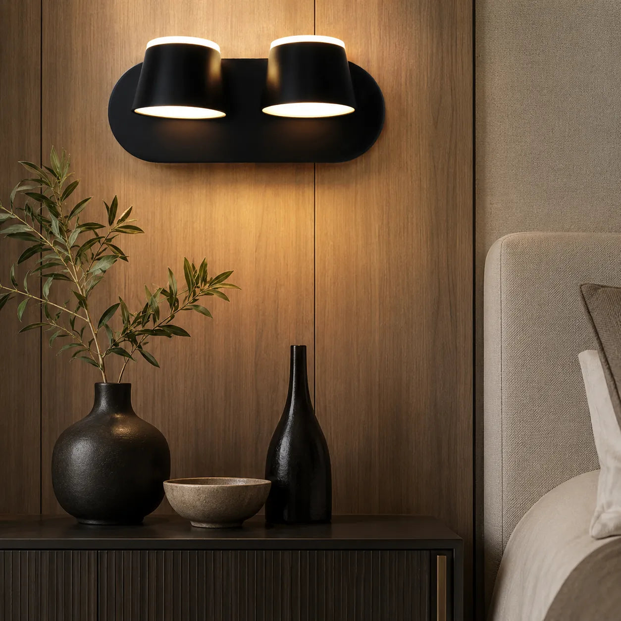Avelna Modern Integrated LED Wall Light