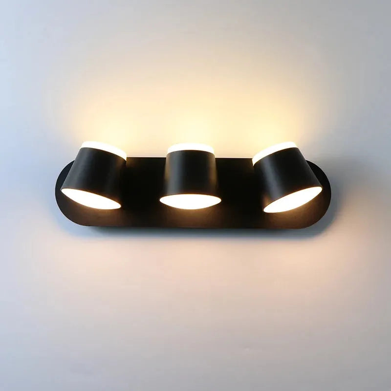 Avelna Modern Geometric Integrated LED Wall Light