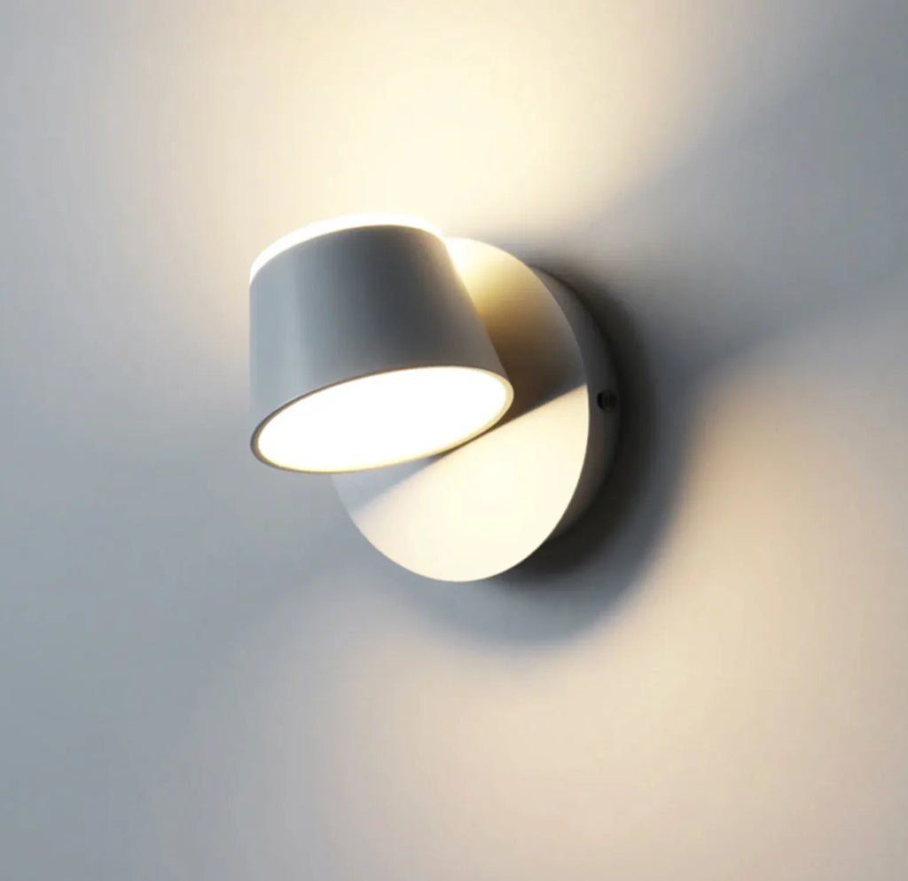 Avelna Modern Geometric Integrated LED Wall Light