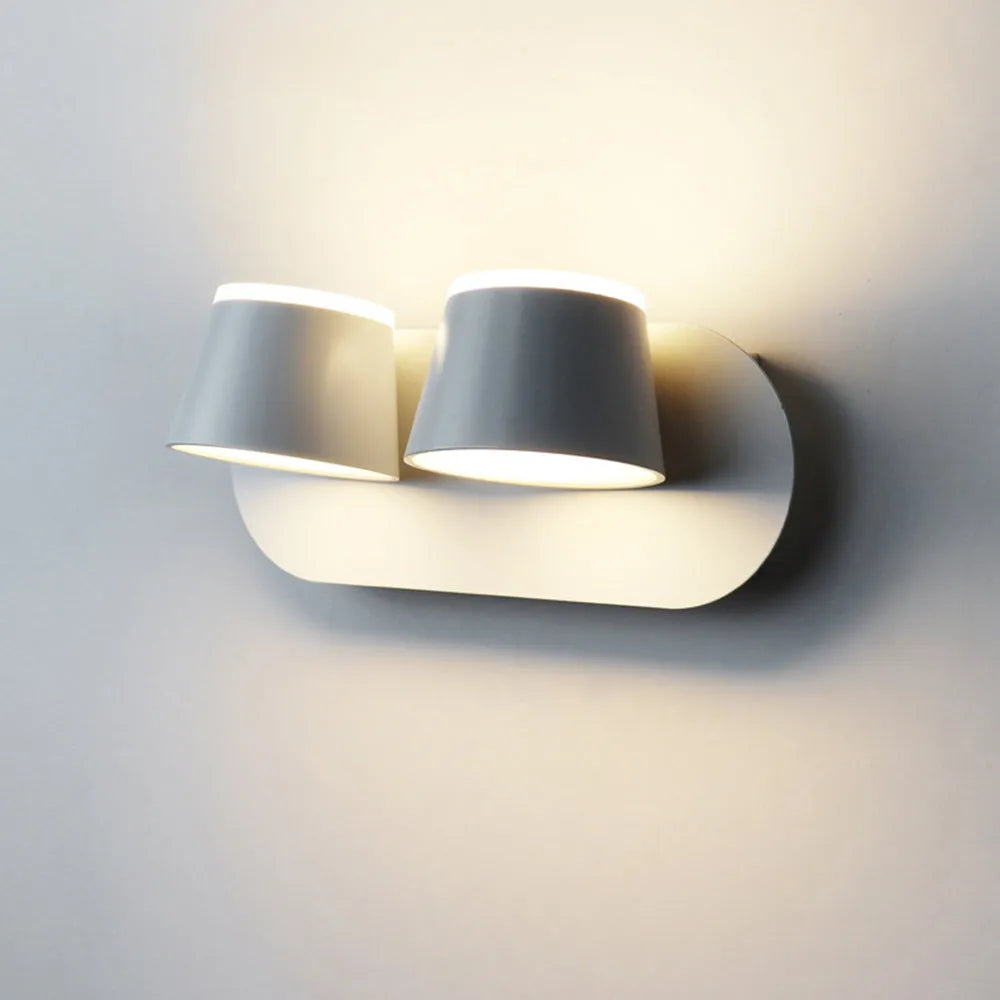 Avelna Modern Geometric Integrated LED Wall Light