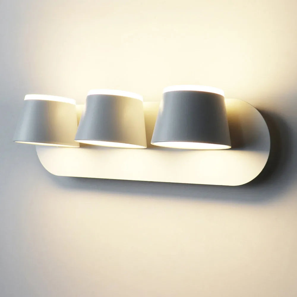 Avelna Modern Geometric Integrated LED Wall Light