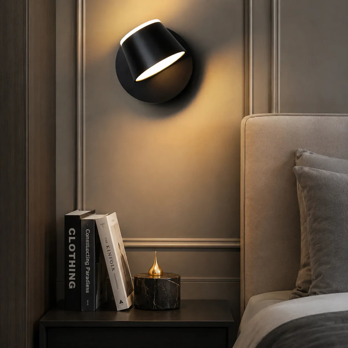 Avelna Modern Geometric Integrated LED Wall Light