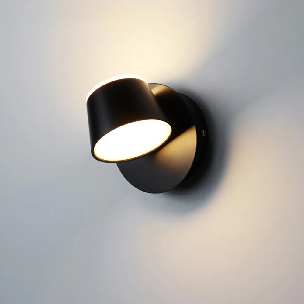 Avelna Modern Geometric Integrated LED Wall Light