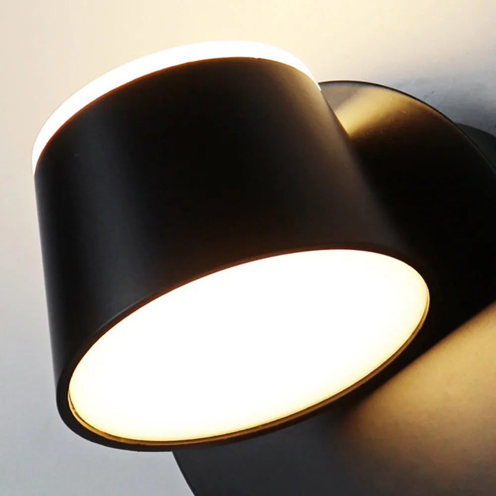 Avelna Modern Geometric Integrated LED Wall Light