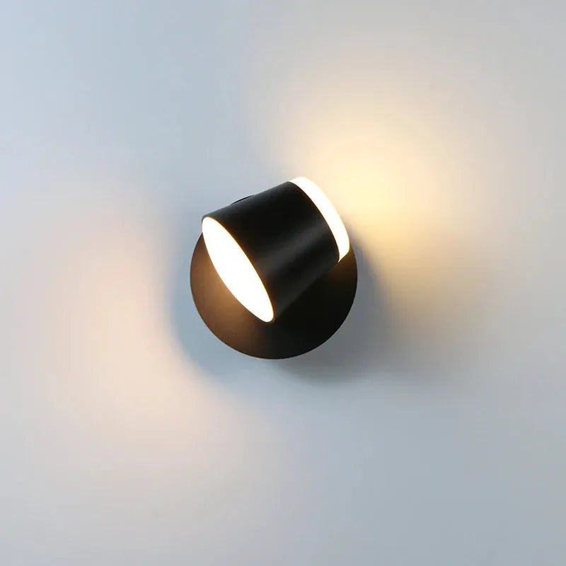 Avelna Modern Geometric Integrated LED Wall Light