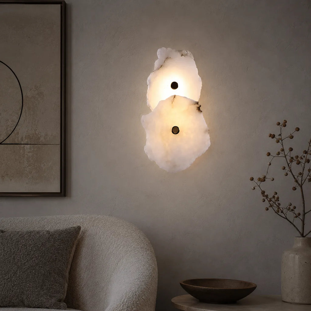 Solene Modern Irregular Marble LED Wall Light