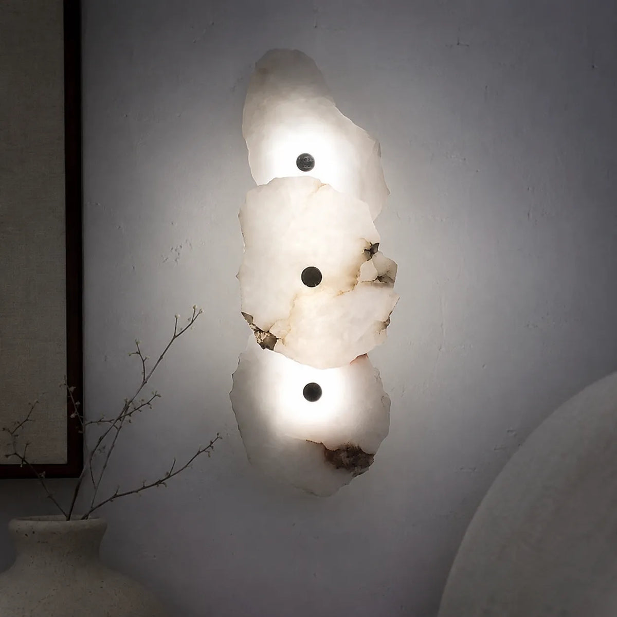 Solene Modern Irregular Marble LED Wall Light