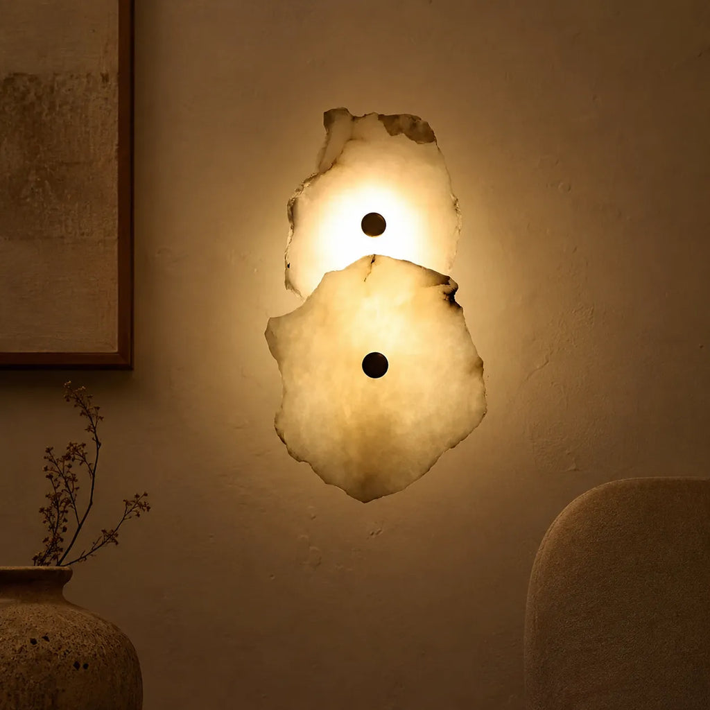 Solene Modern Irregular Marble LED Wall Light