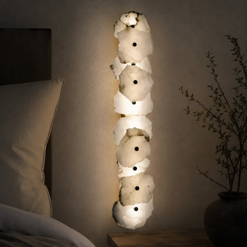 Solene Modern Irregular Marble LED Wall Light