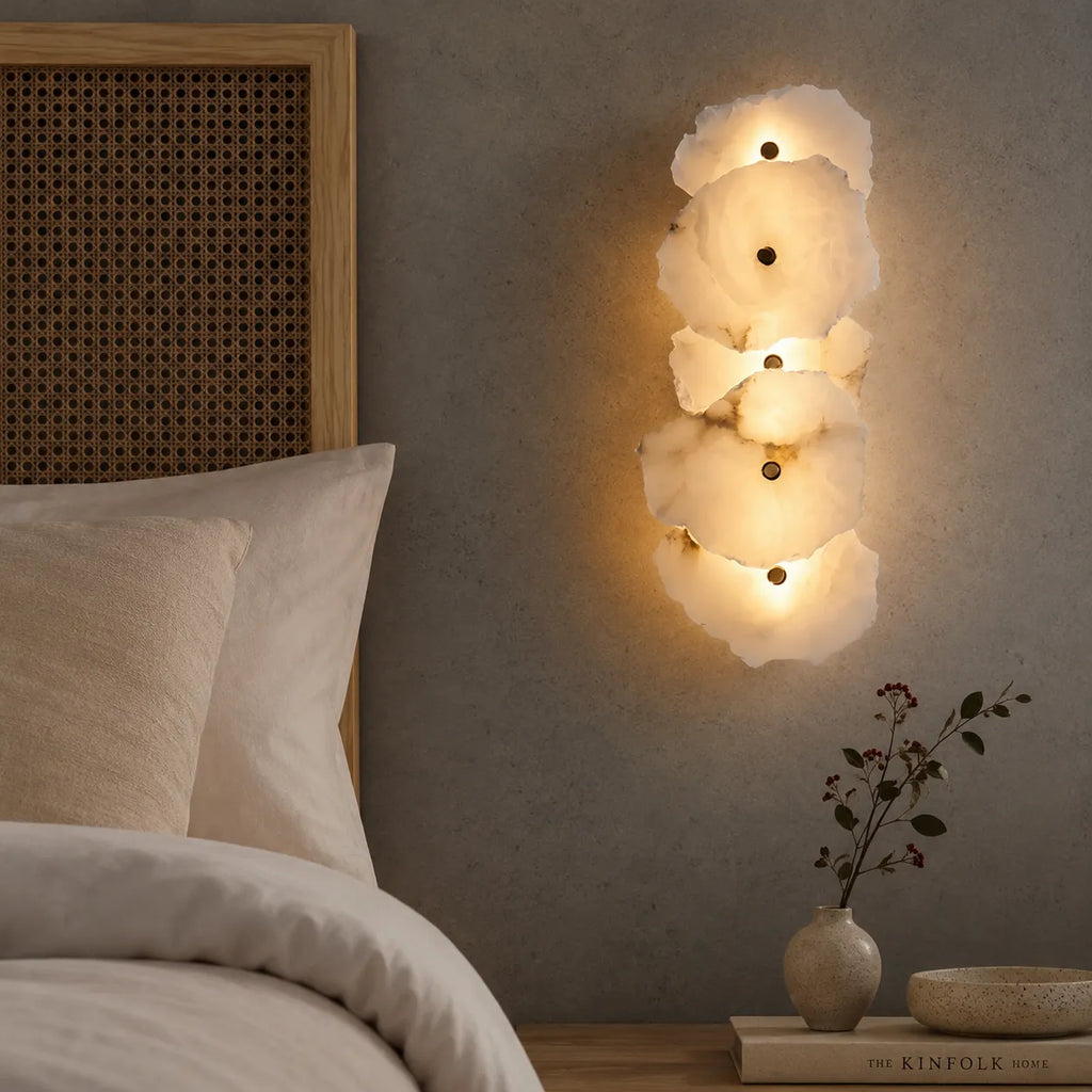 Solene Modern Irregular Marble LED Wall Light