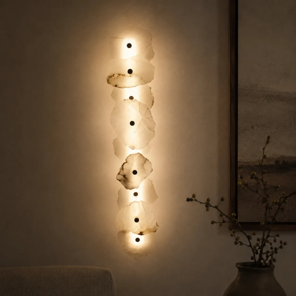 Solene Modern Irregular Marble LED Wall Light