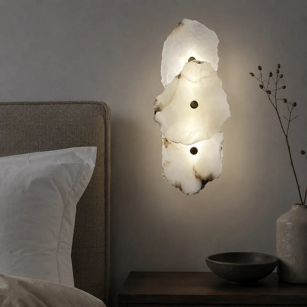 Solene Modern Irregular Marble LED Wall Light