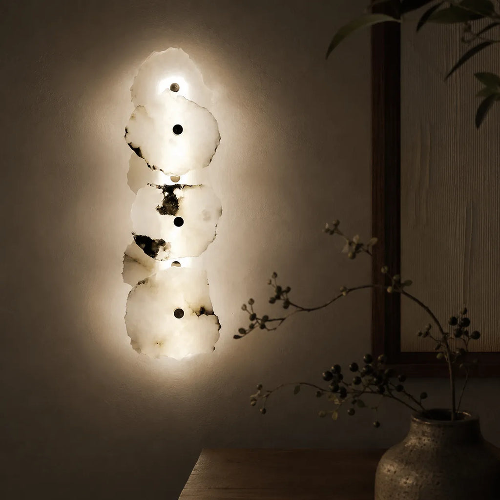 Solene Modern Irregular Marble LED Wall Light