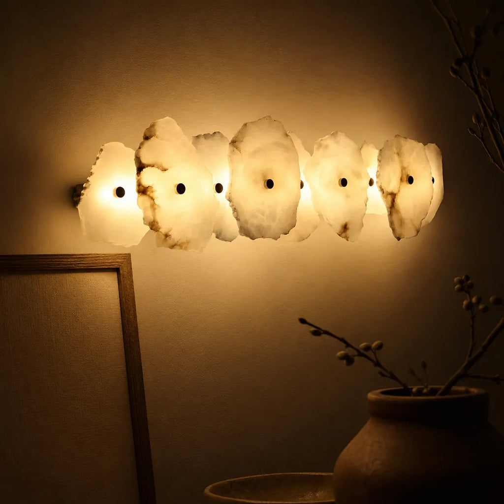 Solene Modern Irregular Marble LED Wall Light