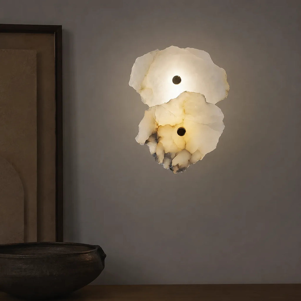 Solene Modern Irregular Marble LED Wall Light