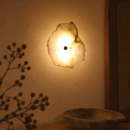 Modern Irregular Marble Minimalist Wall Light