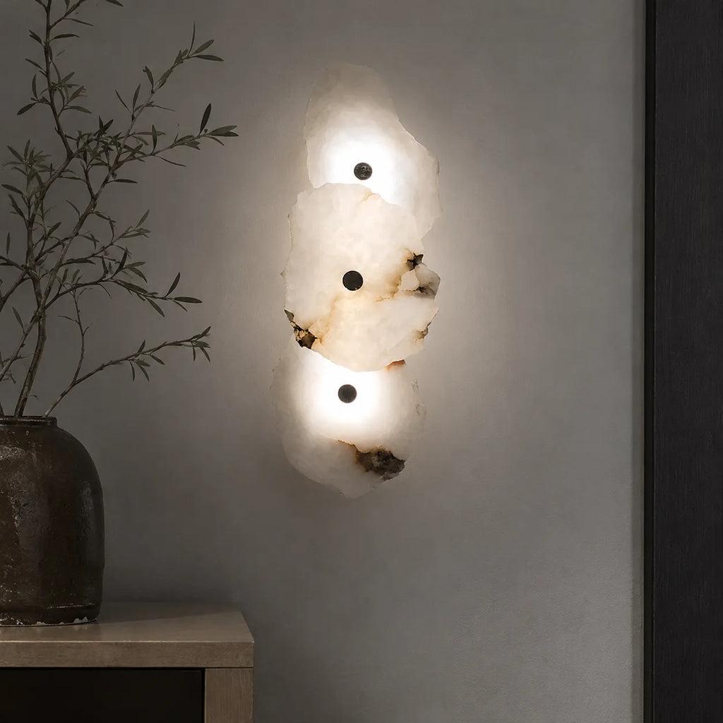 Solene Modern Irregular Marble LED Wall Light