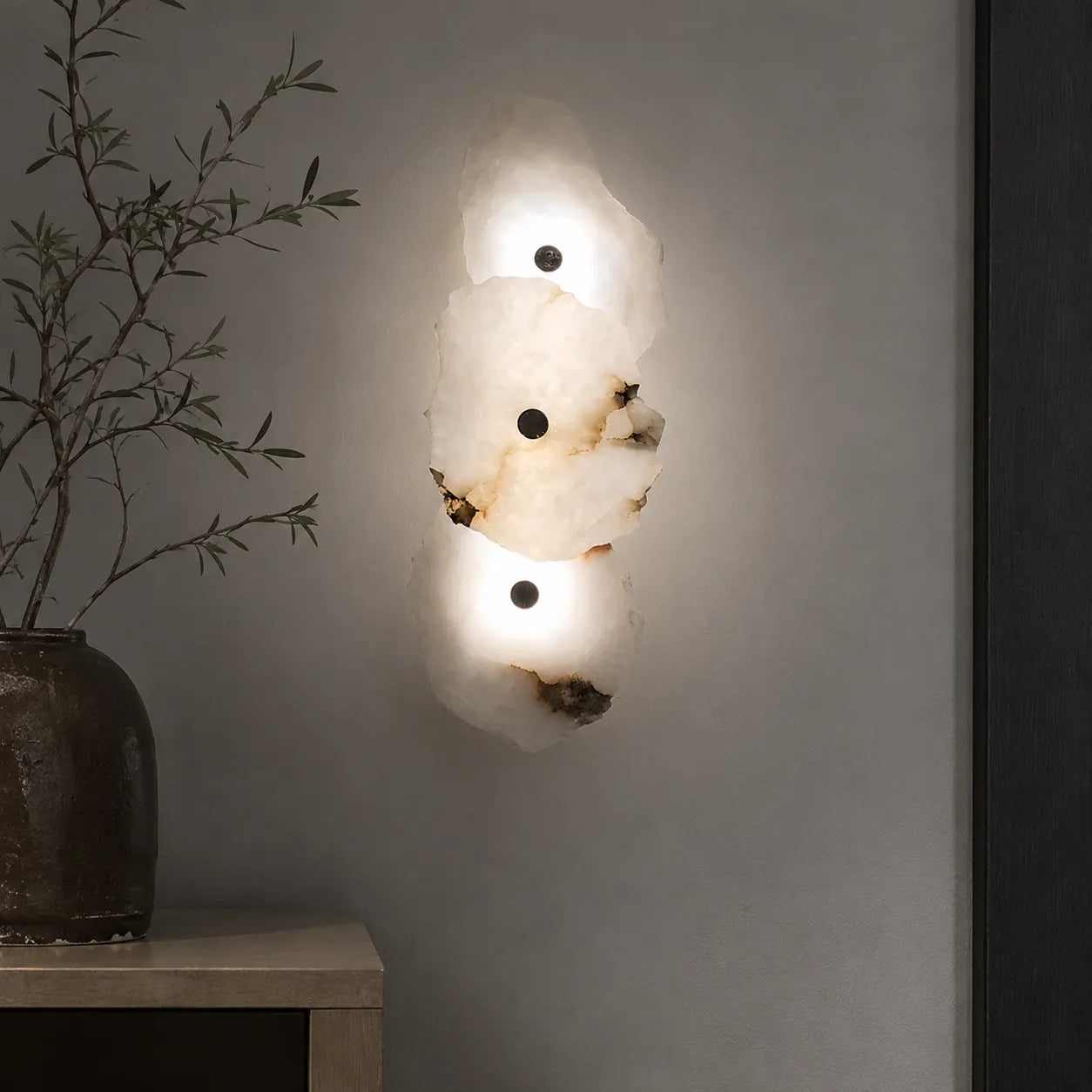 Modern Irregular Marble Minimalist Wall Light