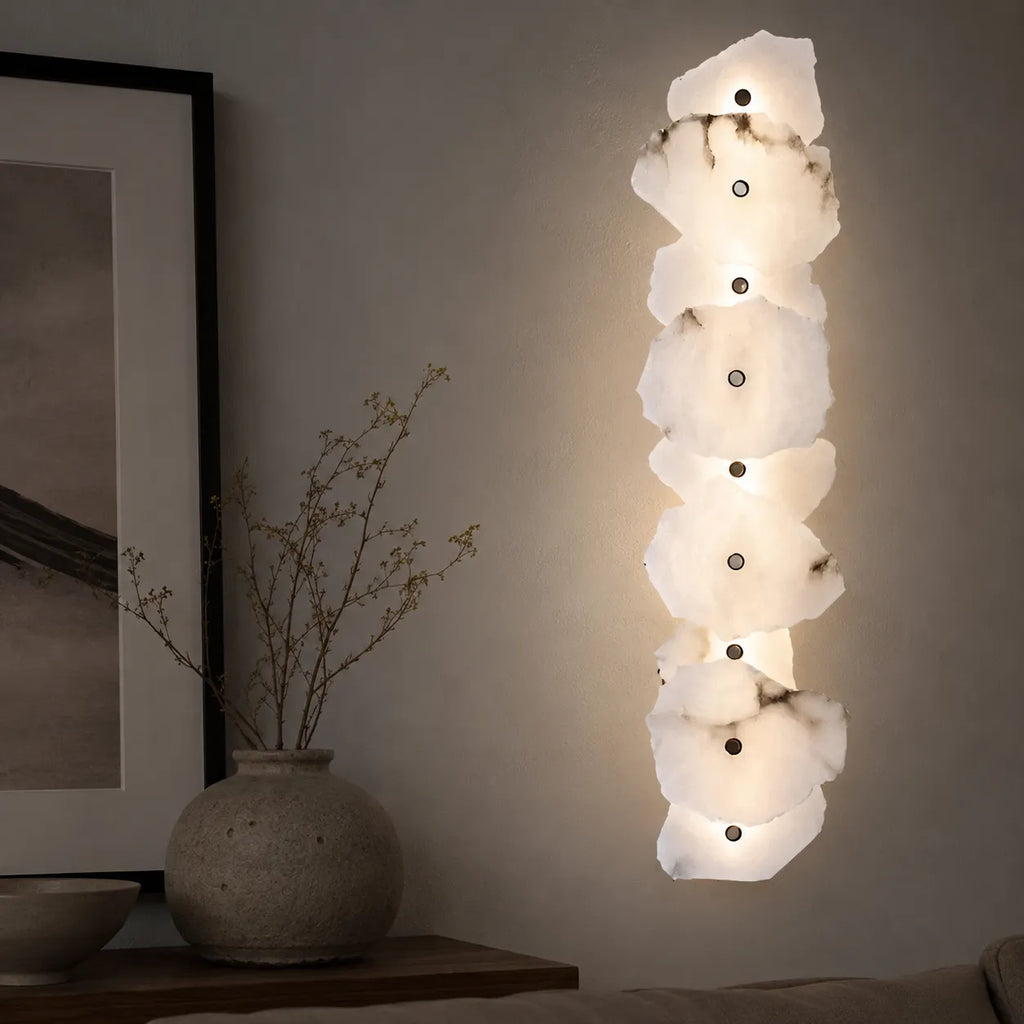 Solene Modern Irregular Marble LED Wall Light
