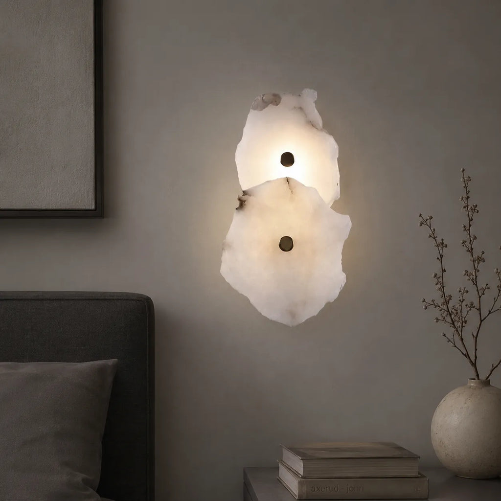 Solene Modern Irregular Marble LED Wall Light
