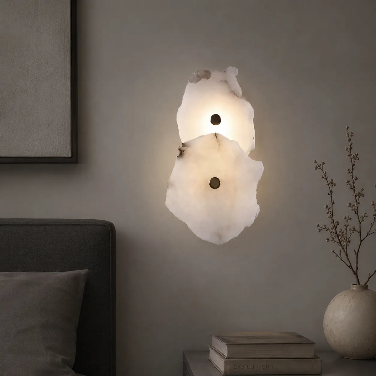 Solene Modern Irregular Marble LED Wall Light